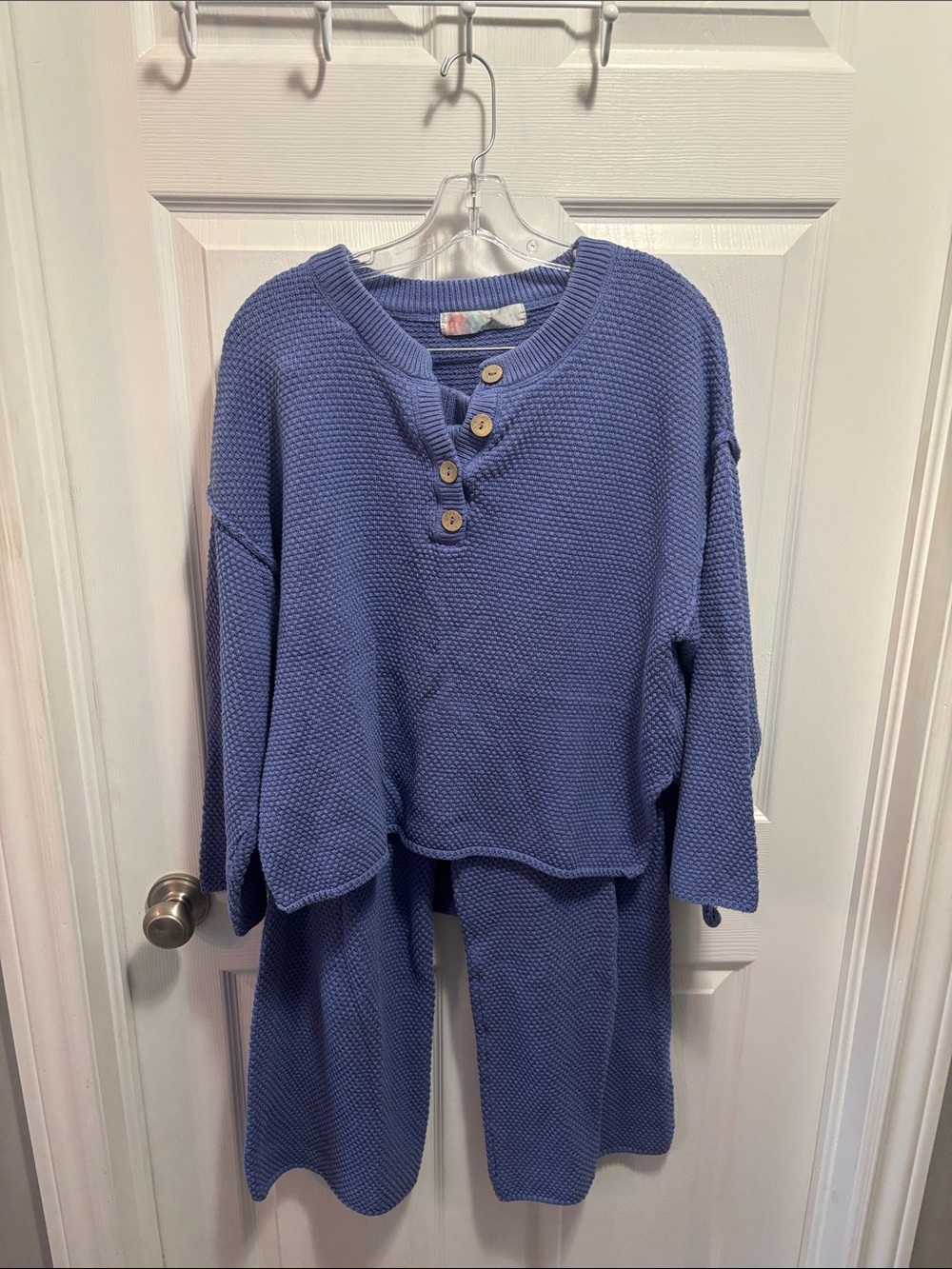 Free People Beach Hailee Waffle Stitch Knit Set